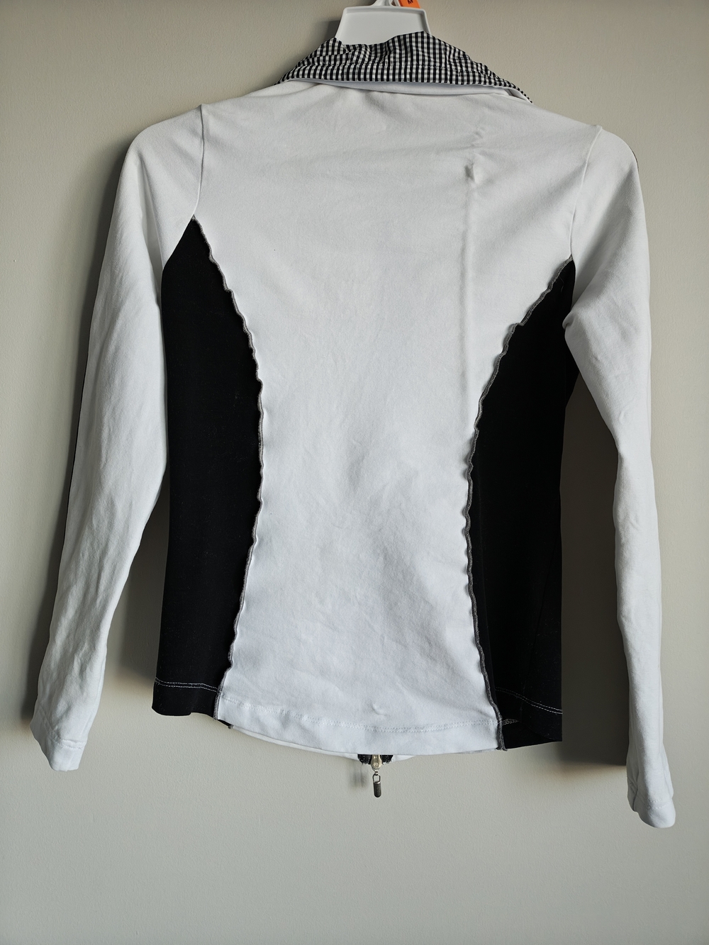 Y2K Ed Hardy Black & White Zip-Front Printed Sweatshirt - Picture 3 of 9